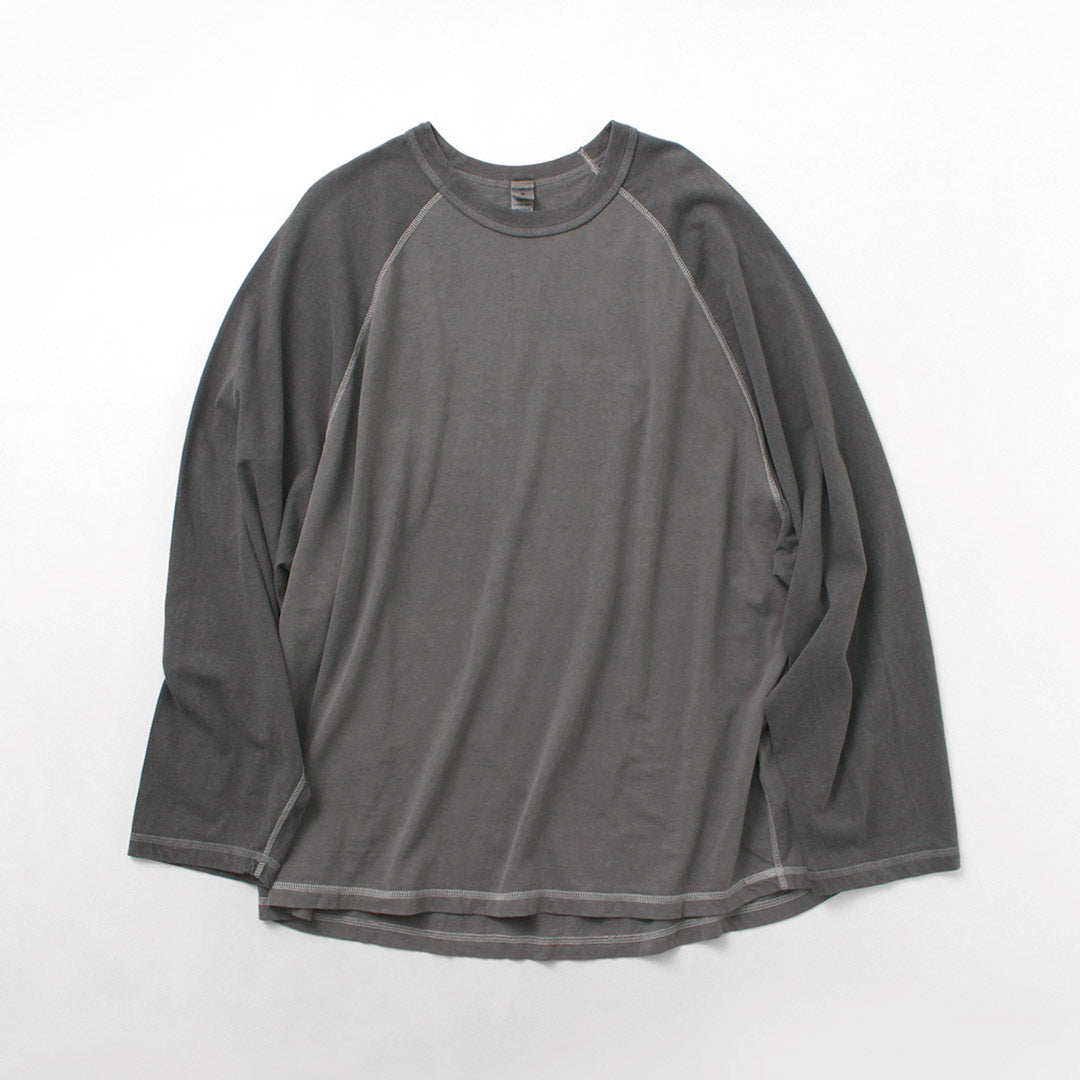 MOC T / Overdyeded Baseball manga larga Big Tee