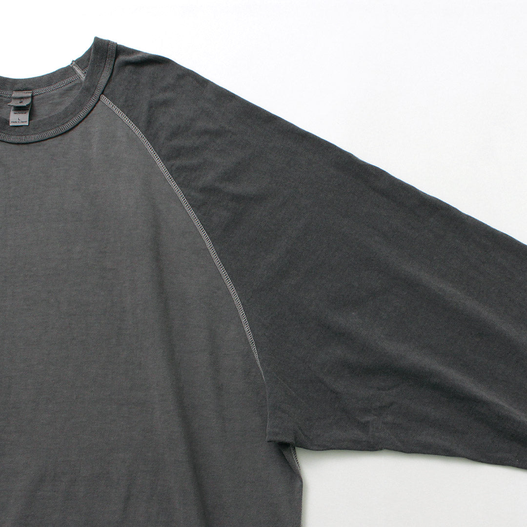 MOC T / Overdyed Baseball Long Sleeve Big Tee