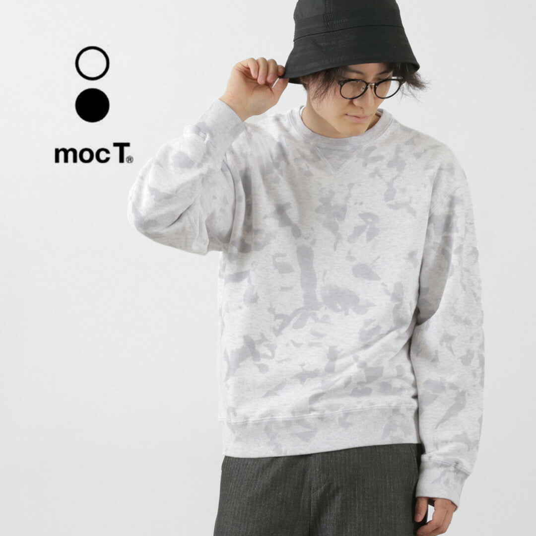 Moc t / Garment Dyed Loopwheel Crew Neck Pullover