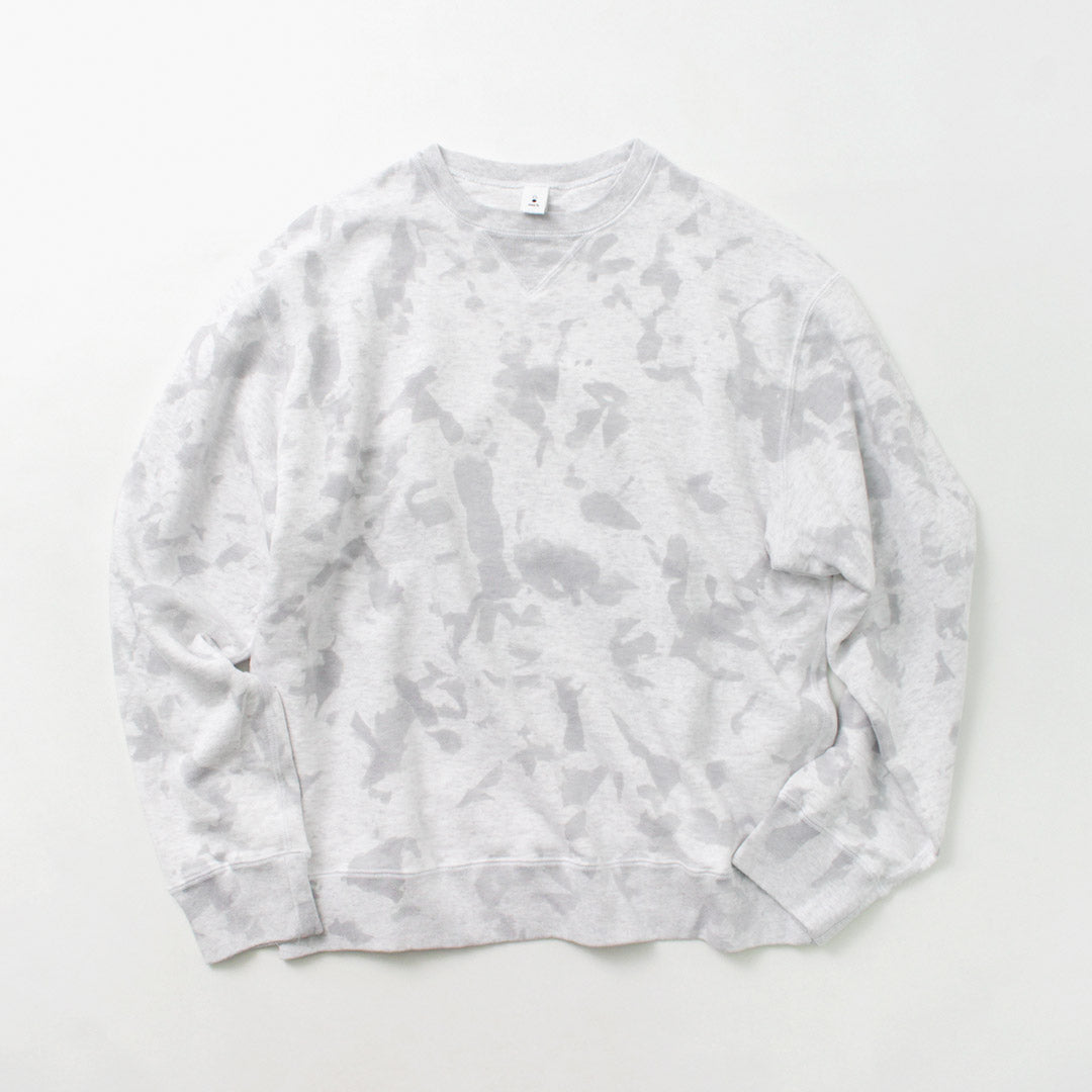 Moc t / Garment Dyed Loopwheel Crew Neck Pullover