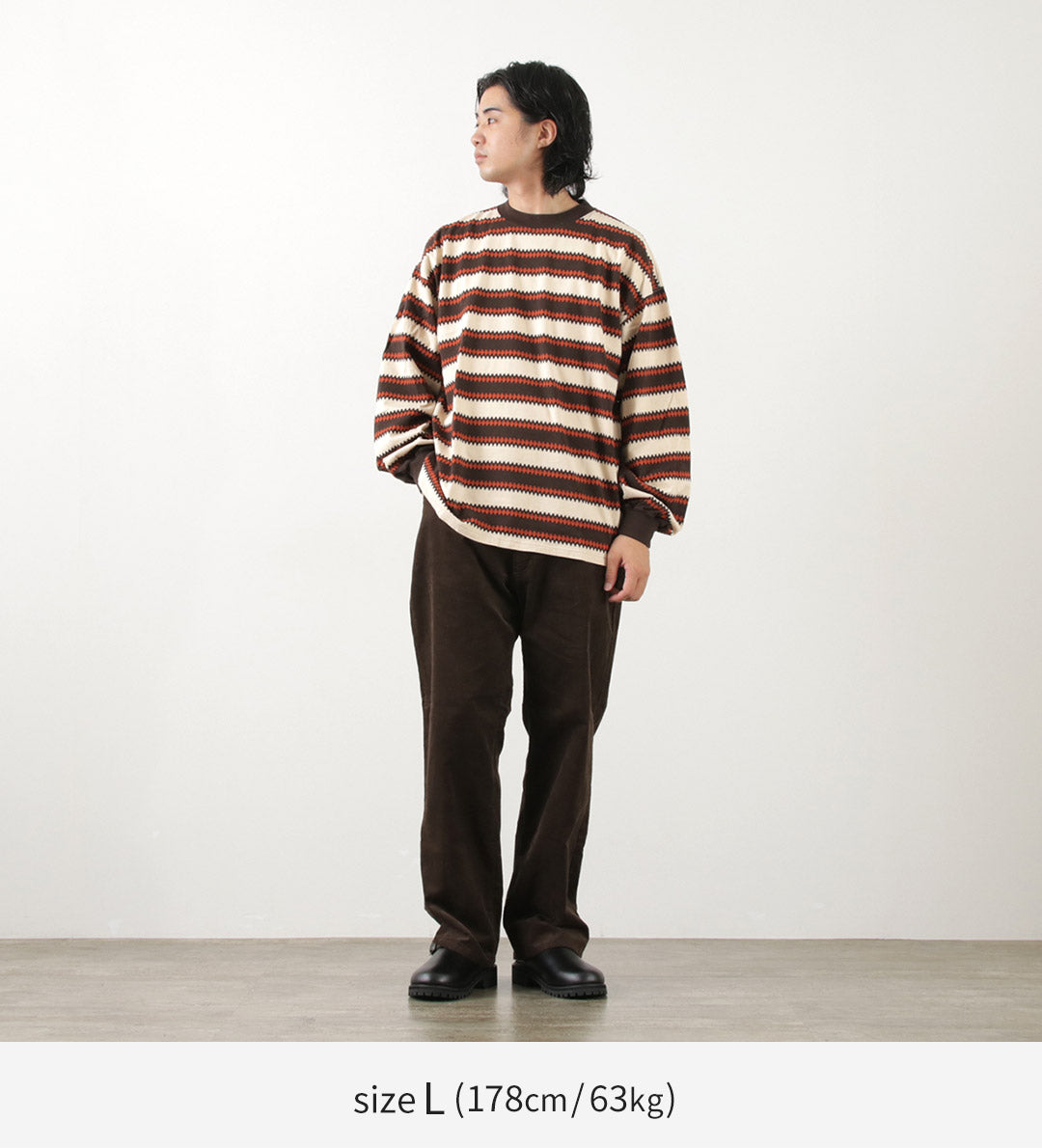 REMI RELIEF / Native Striped Long Tee