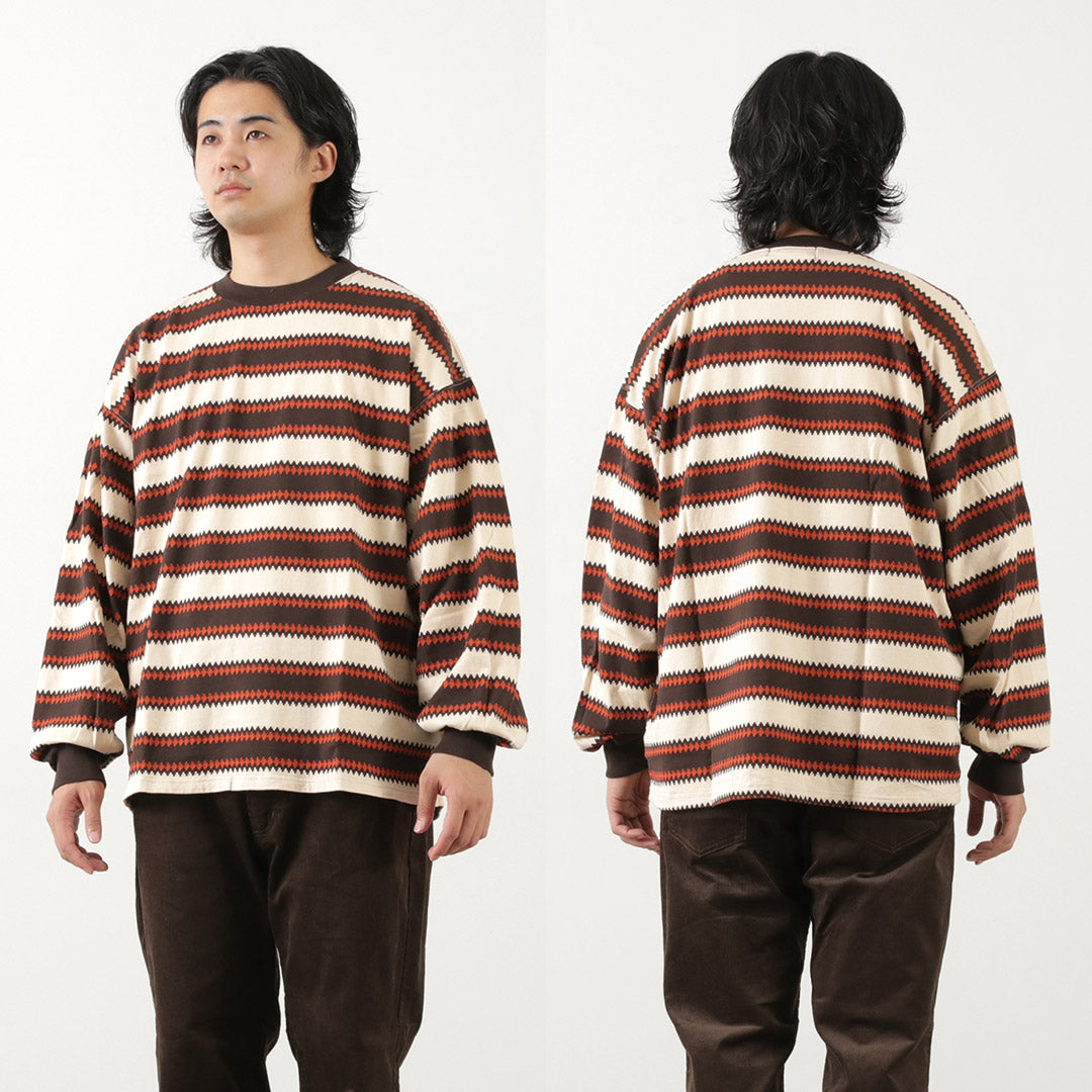 REMI RELIEF / Native Striped Long Tee