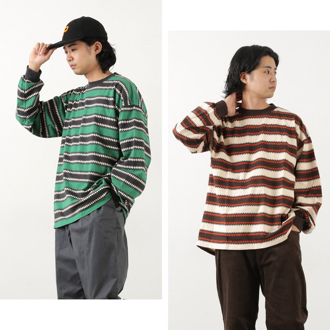 REMI RELIEF / Native Striped Long Tee