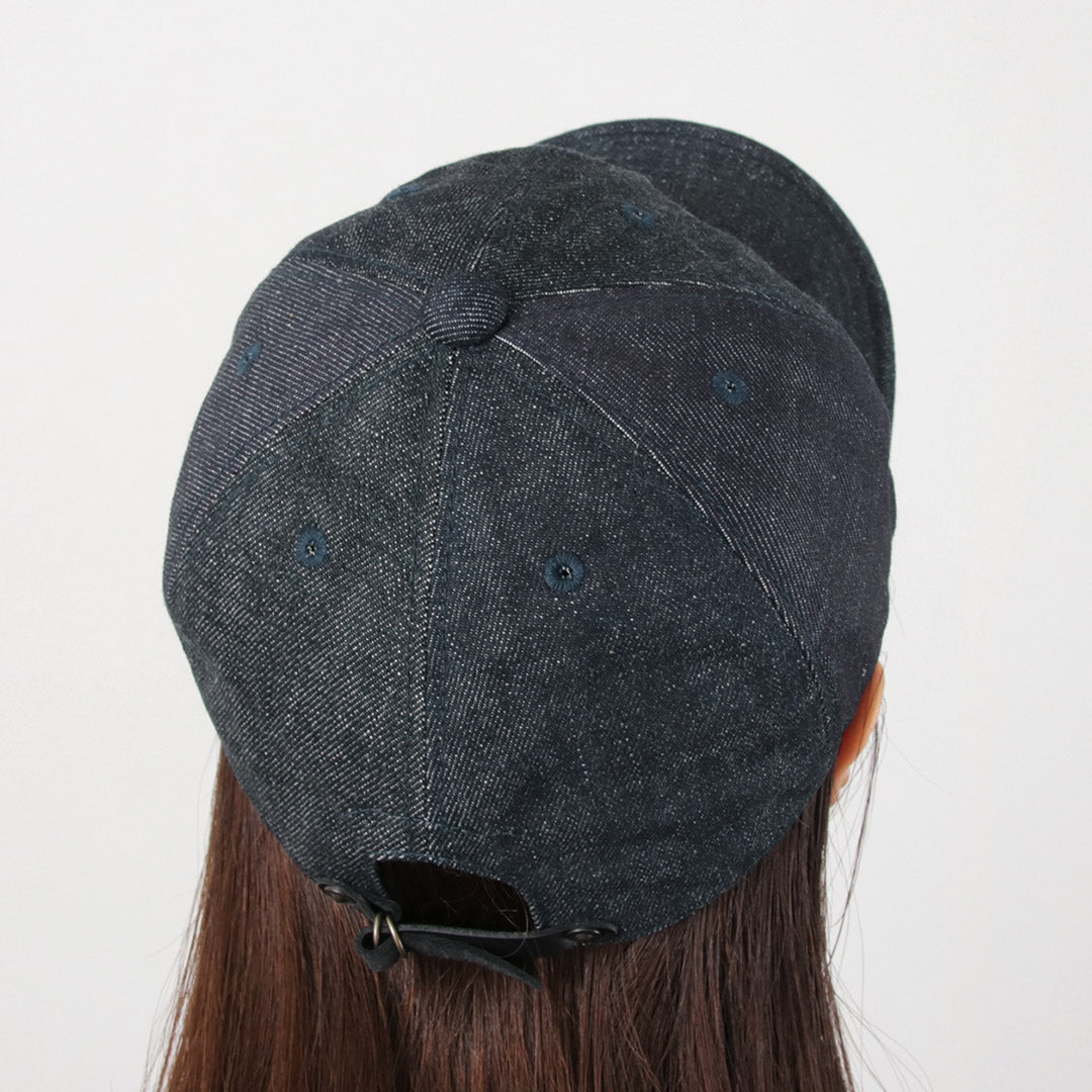 HIGHER / Denim multi-panel cap