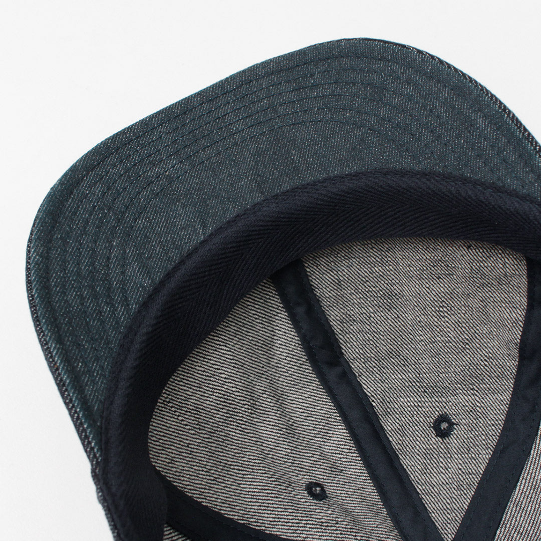 HIGHER / Denim multi-panel cap