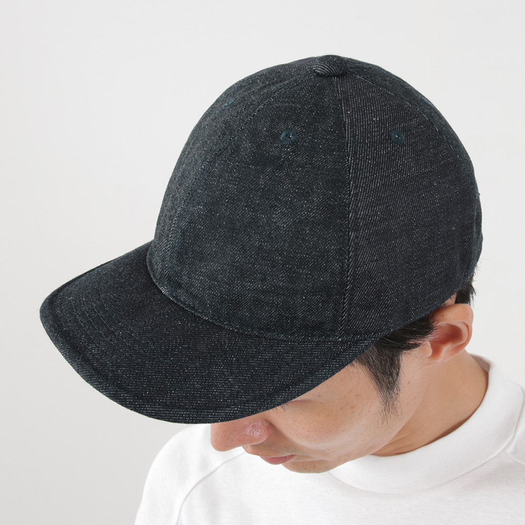 HIGHER / Denim multi-panel cap