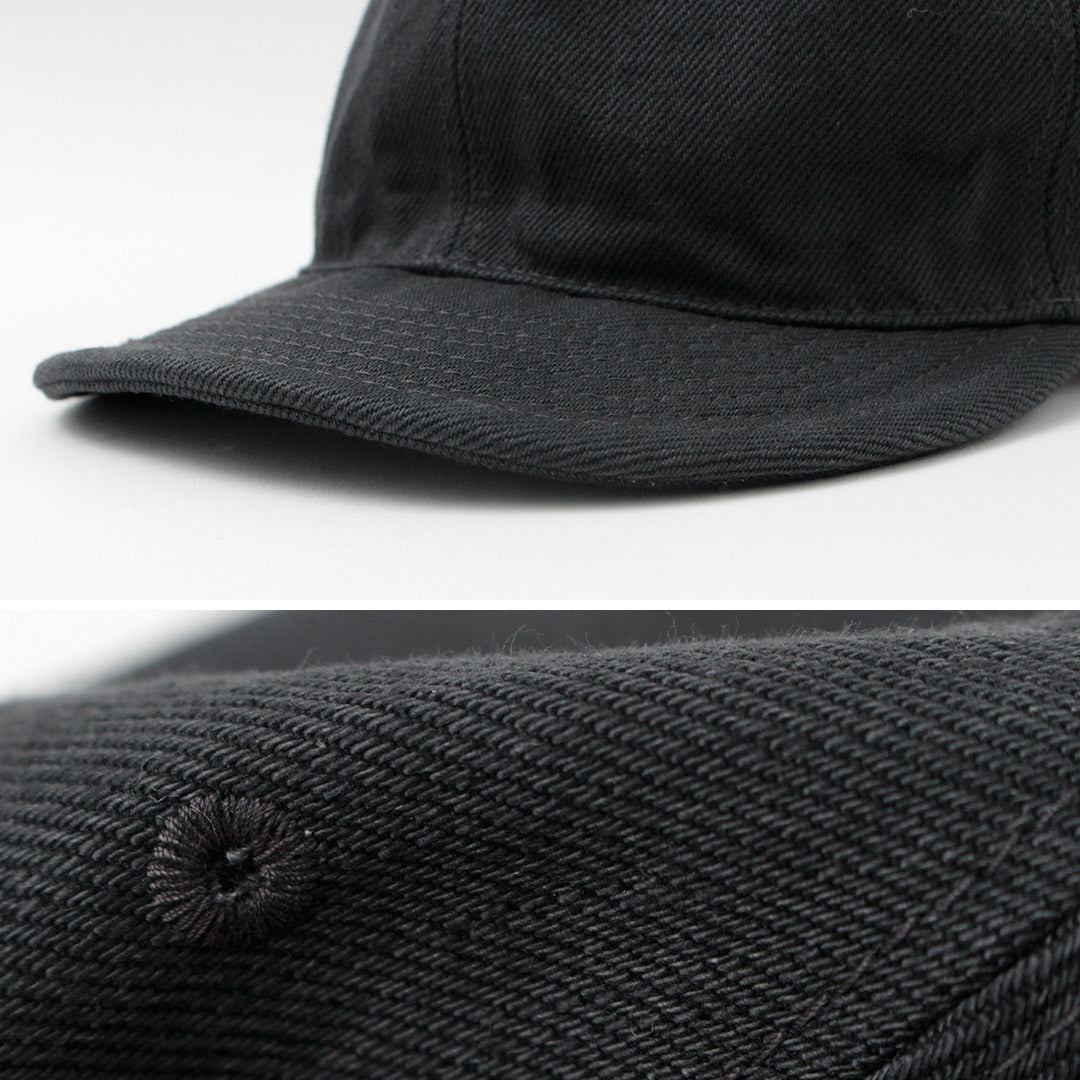 HIGHER / Selvedge Denim Cap One Wash Grec