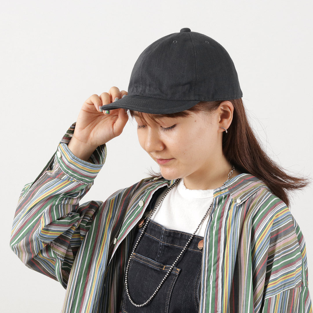 HIGHER / Selvedge Denim Cap One Wash Grec