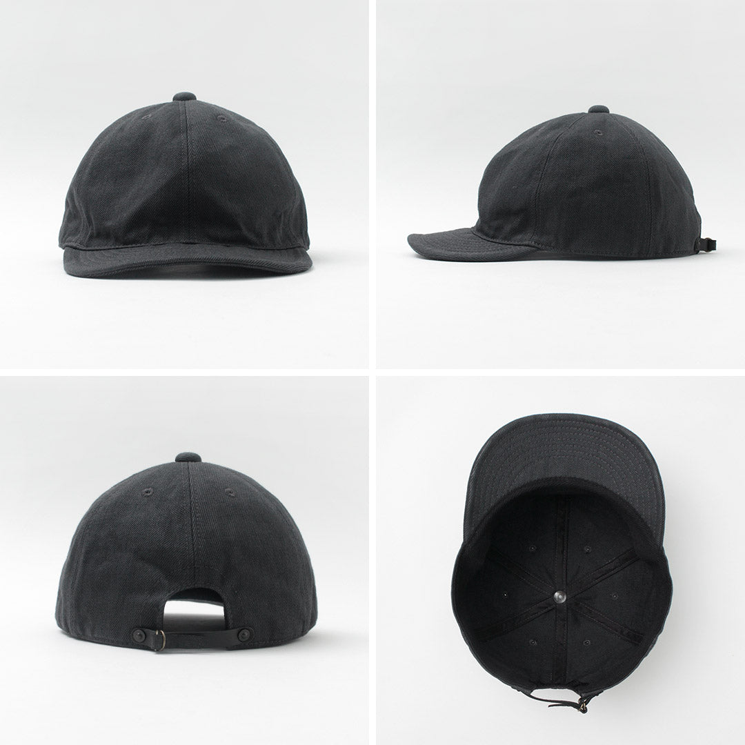 HIGHER / Selvedge Denim Cap One Wash Grec