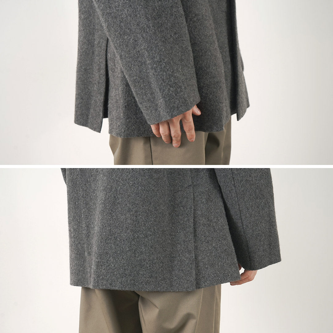 FILMELANGE / Hiet Melton Knit Jacket