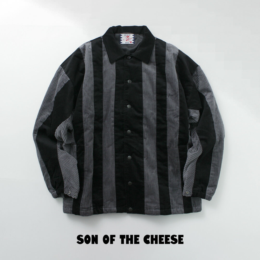 SON OF THE CHEESE / Striped Corduroy Jacket