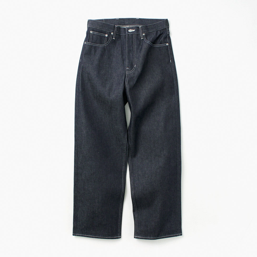 Fils du fromage / pantalon de poche du fromage / large denim 5