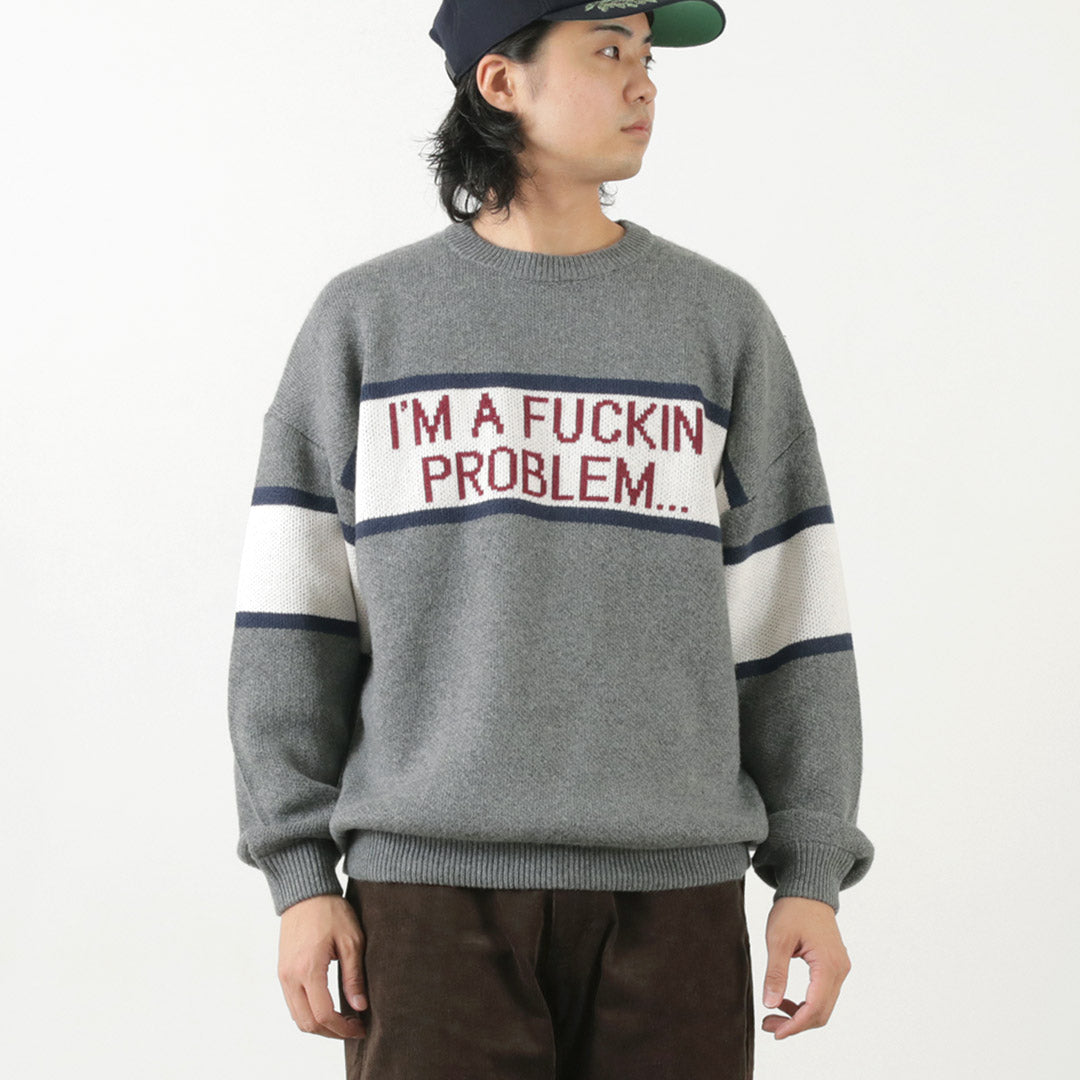 SON OF THE CHEESE / IM FUCKING PROBLEM Crew Sweater