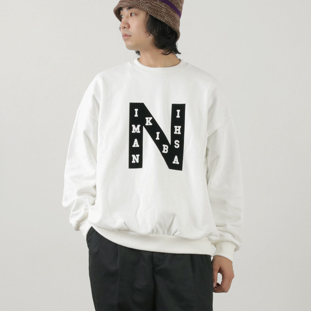 Fils du sweat à cou de fromage / Namikibashi Crew Neck