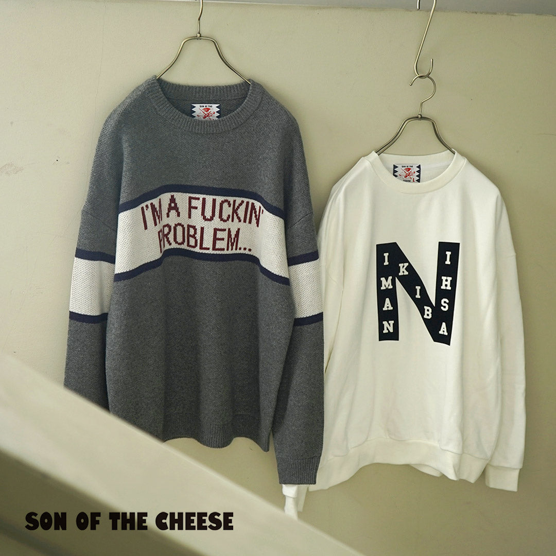 Fils du sweat à cou de fromage / Namikibashi Crew Neck