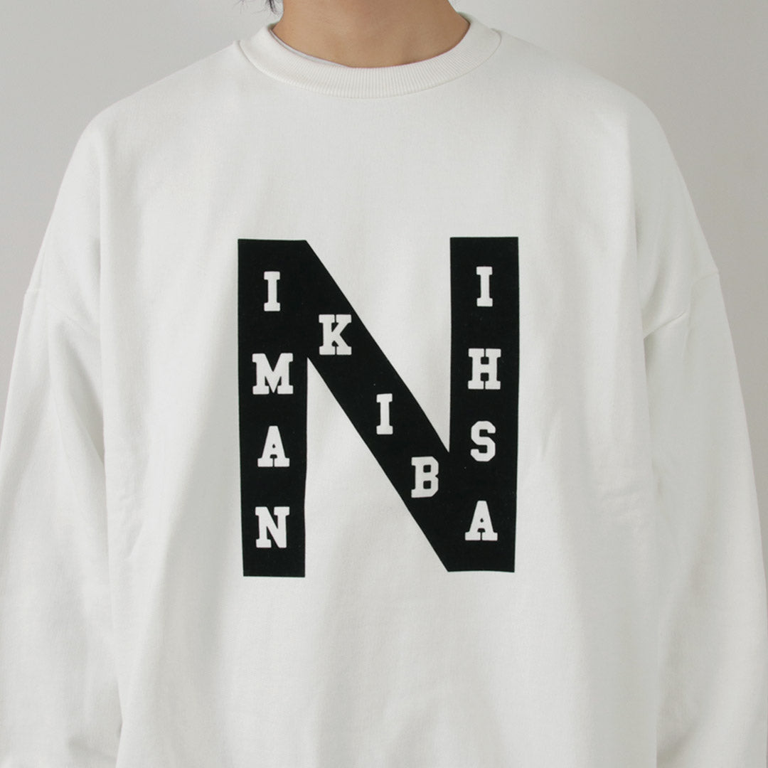 Fils du sweat à cou de fromage / Namikibashi Crew Neck