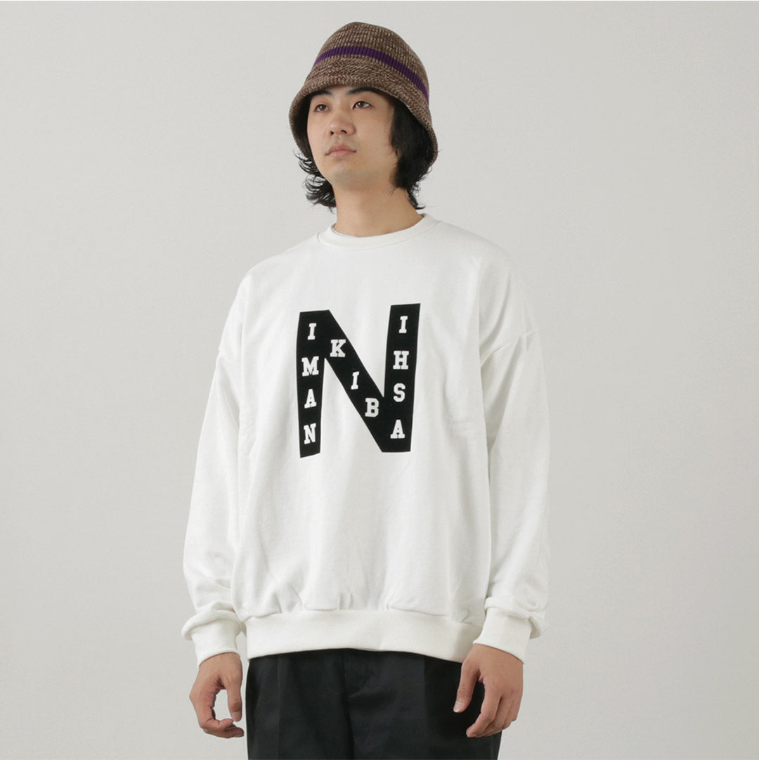 Fils du sweat à cou de fromage / Namikibashi Crew Neck