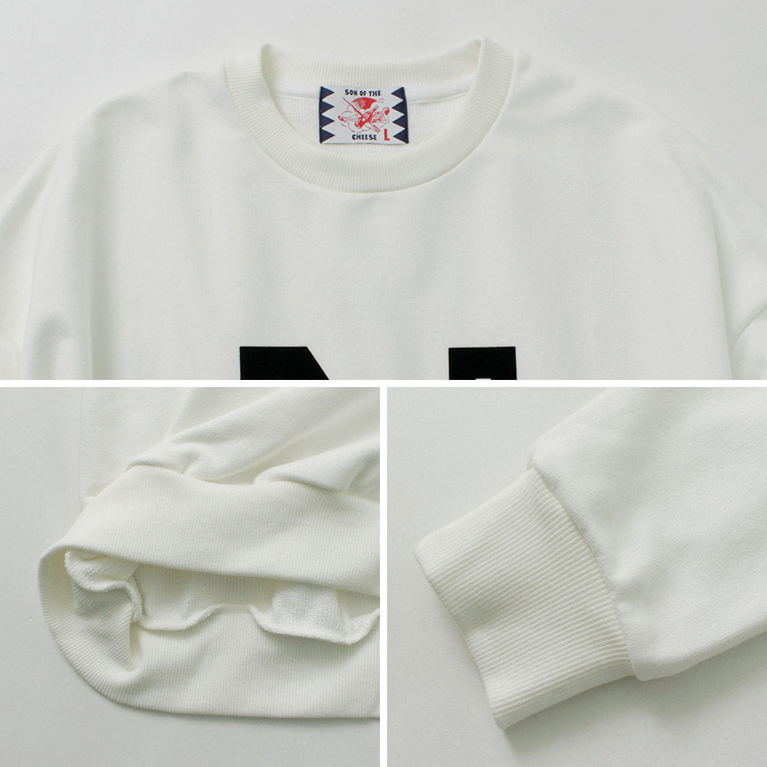 Fils du sweat à cou de fromage / Namikibashi Crew Neck