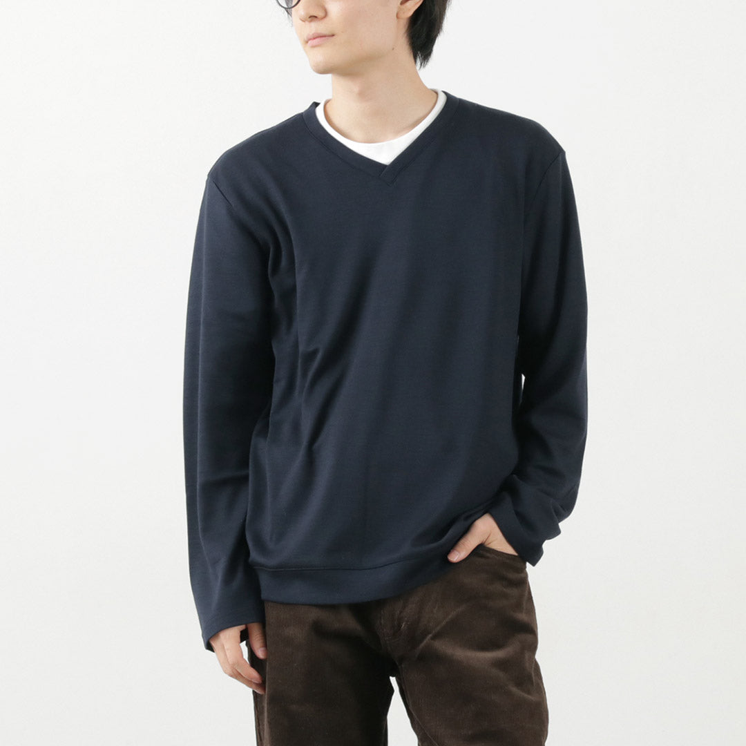 RE MADE IN TOKYO JAPAN / Dress Wool Knit V-Neck