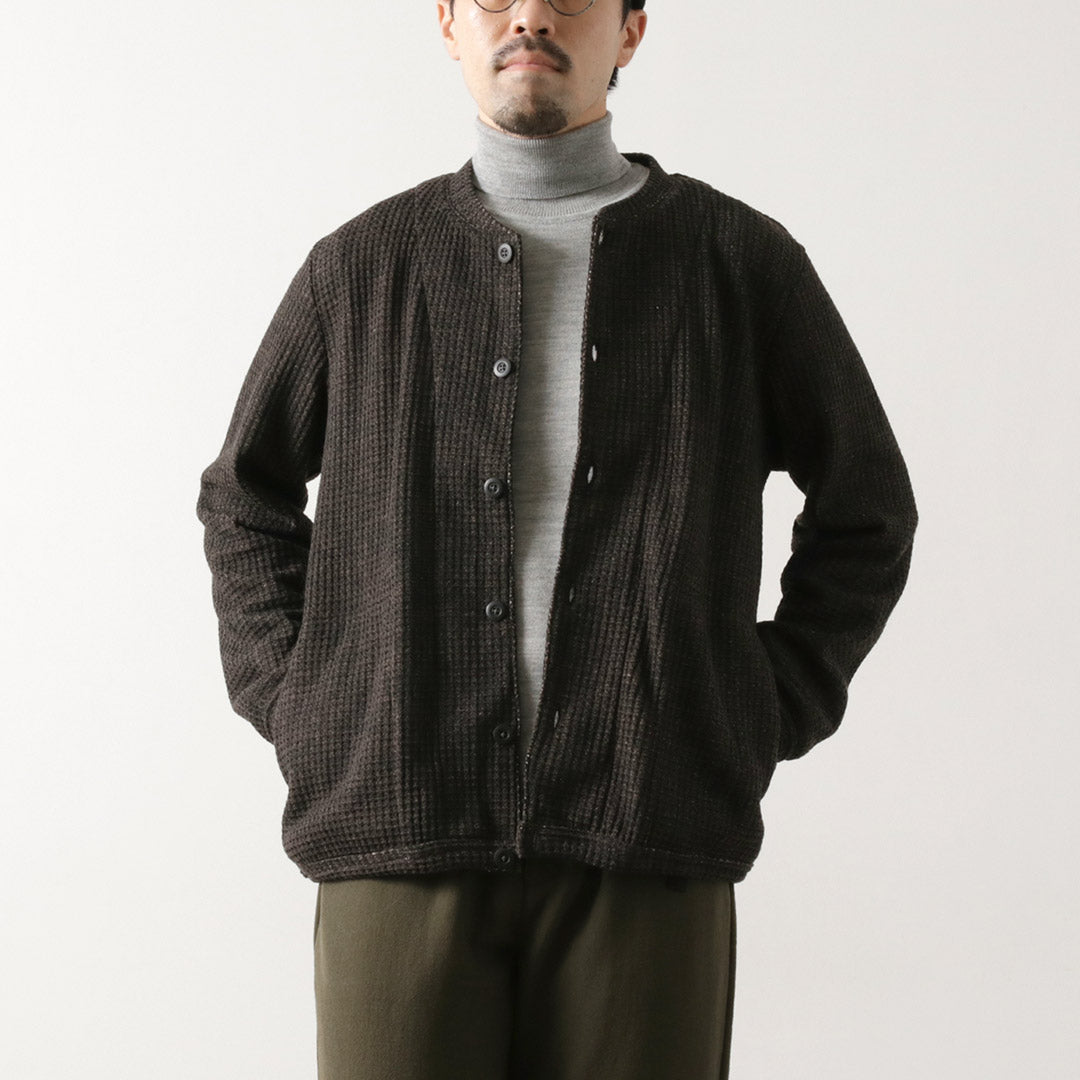 Re realizado en Tokio Japón / Glen Check Fleece Cardigan