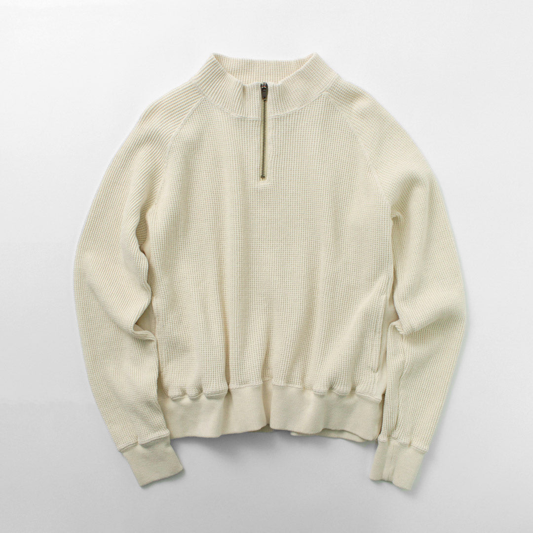 FNOR / Open-Ended Waffle Half-Zip Pullover