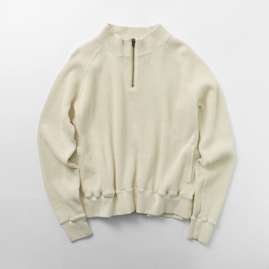 FNOR / Open-Ended Waffle Half-Zip Pullover