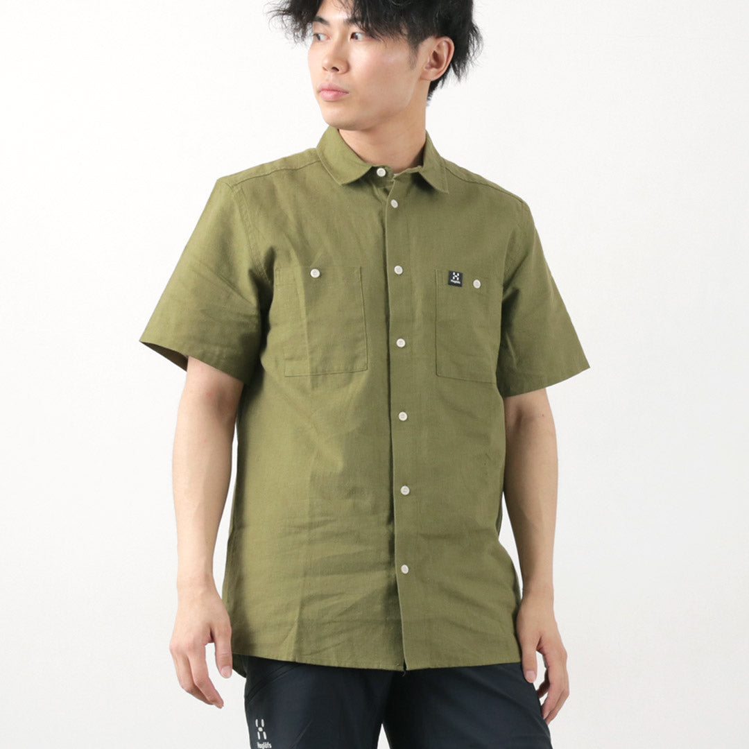 HAGLOFS / Curious Hemp Short Sleeve Shirt