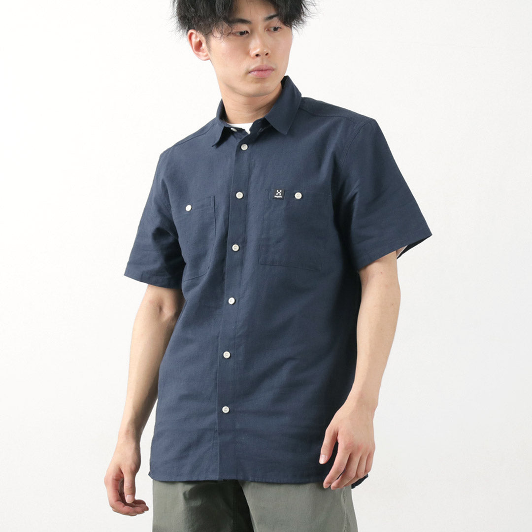 HAGLOFS / Curious Hemp Short Sleeve Shirt