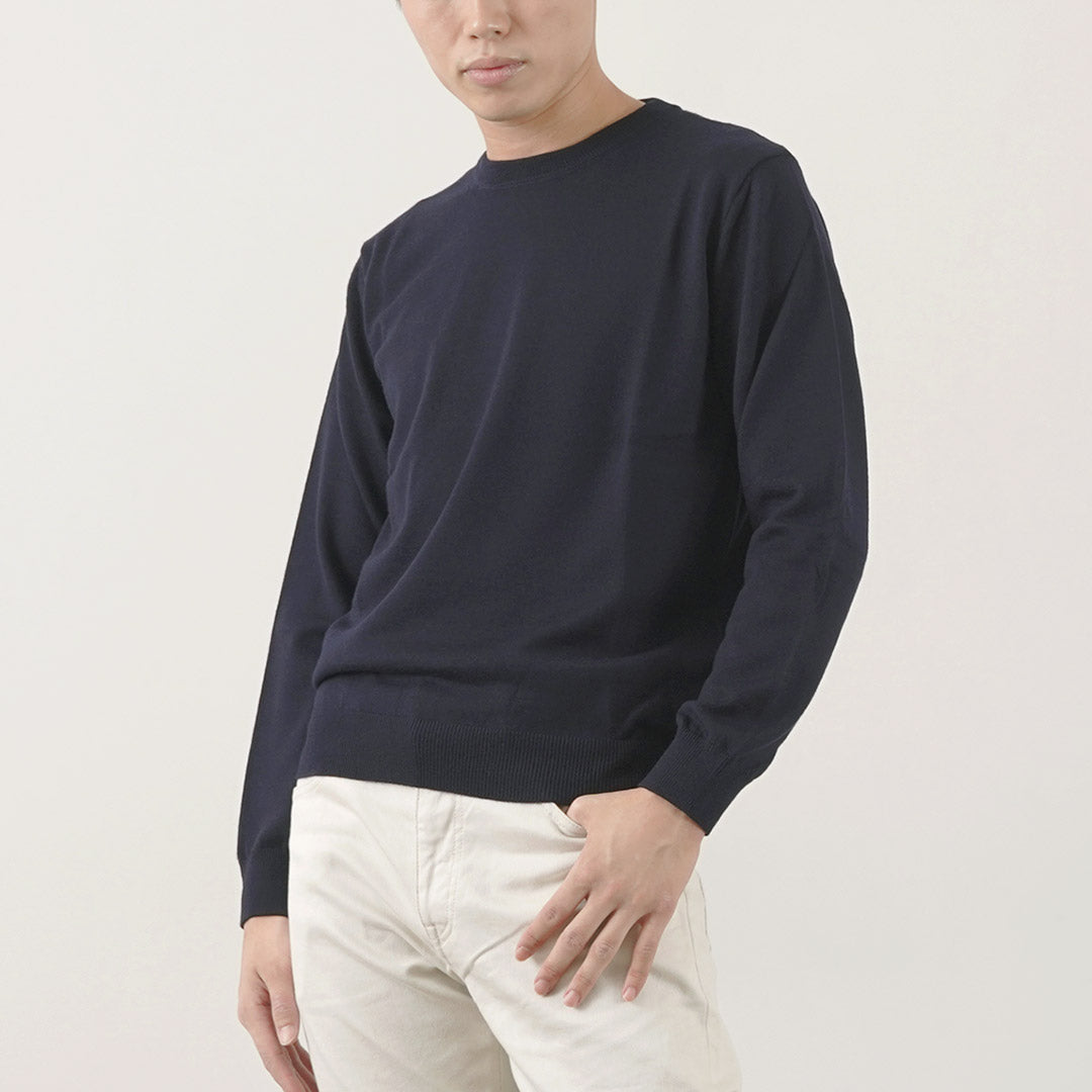 Mooncastle / Extra Fine Merino Wool Crew Cou