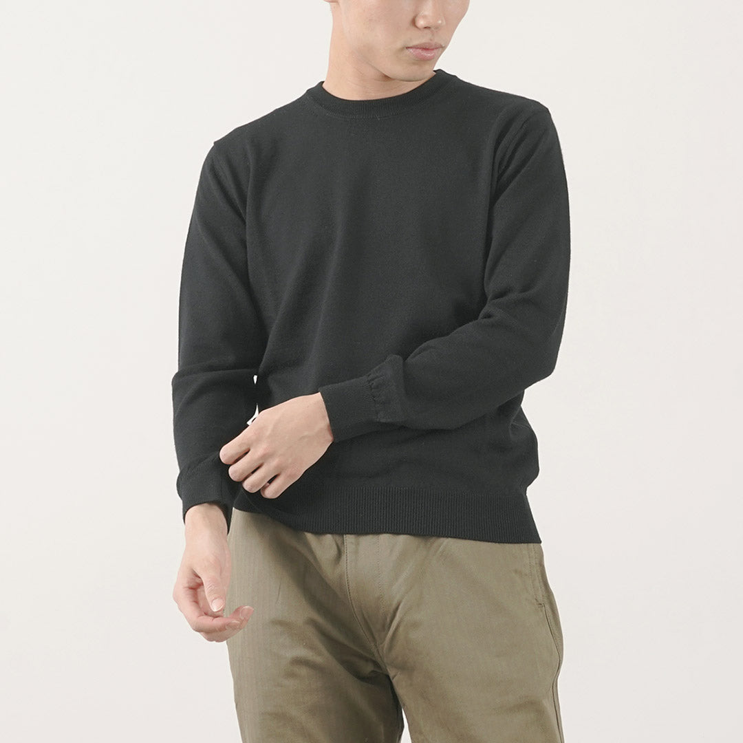 Mooncastle / Extra Fine Merino Wool Crew Neck