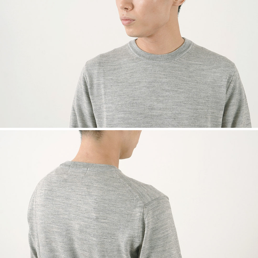 MOONCASTLE / Extra Fine Merino Wool Crew Neck