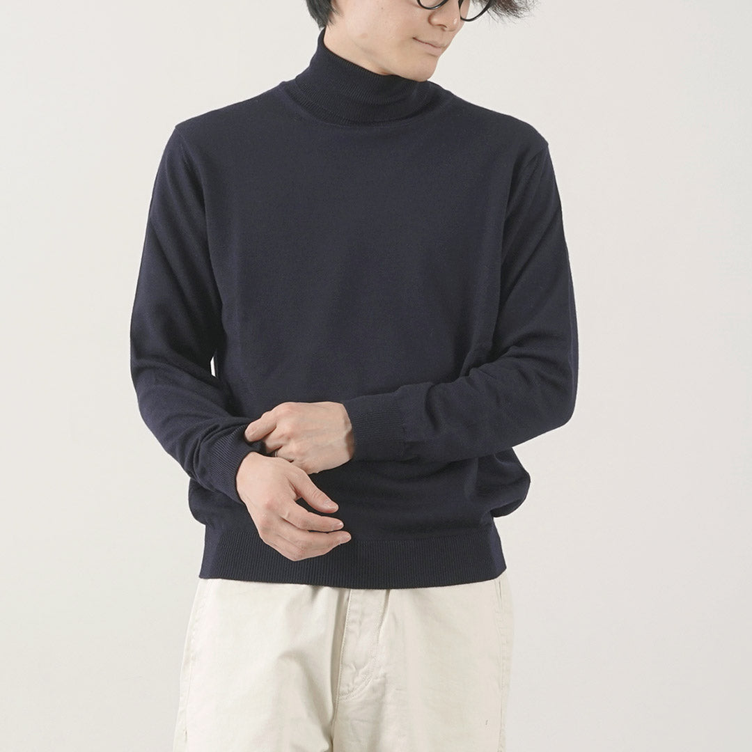 Mooncastle / Extra Fine Merino Wool Turtleneck