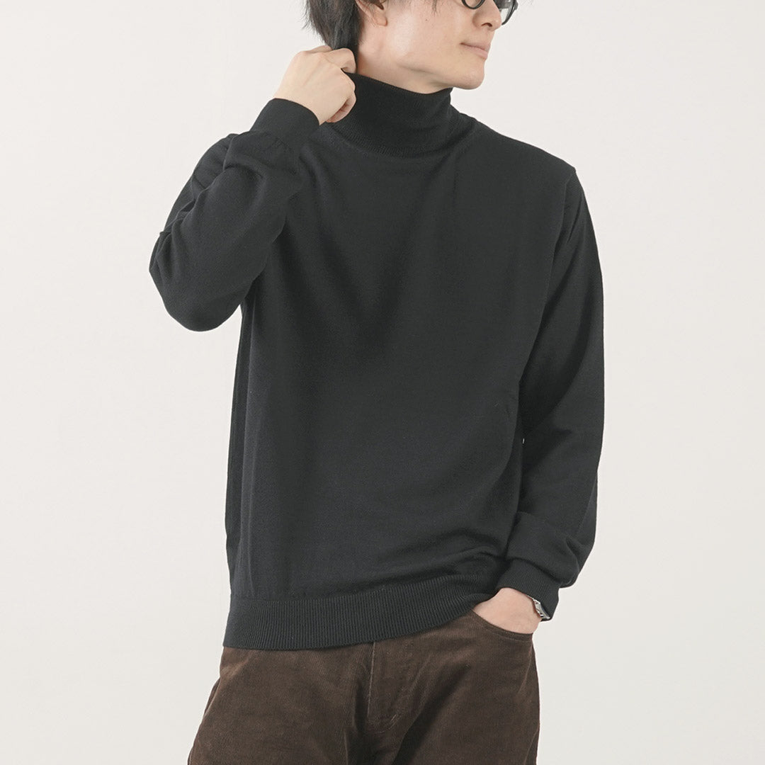 Mooncastle / Extra Fine Merino Wool Turtleneck