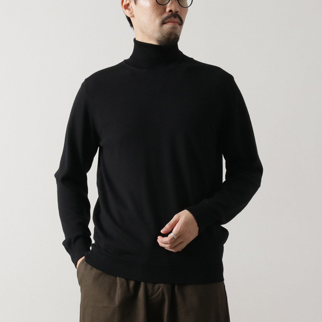 MOONCASTLE / Extra Fine Merino Wool Turtleneck