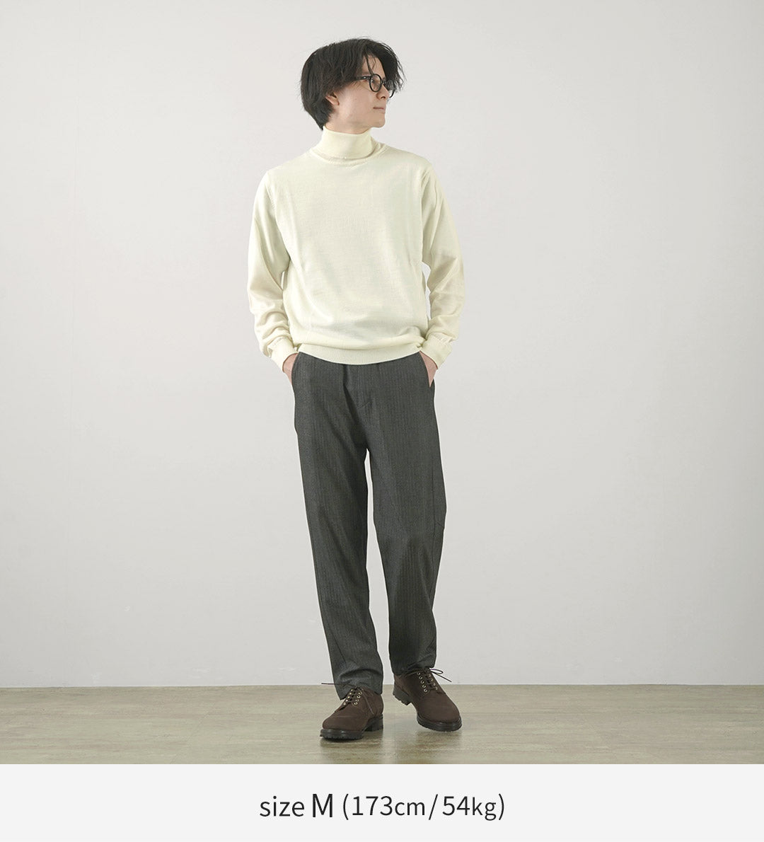 Mooncastle / Extra Fine Merino Wool Turtleneck