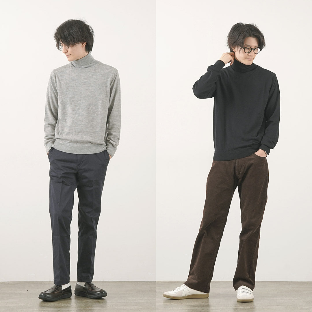 Mooncastle / Extra Fine Merino Wool Turtleneck