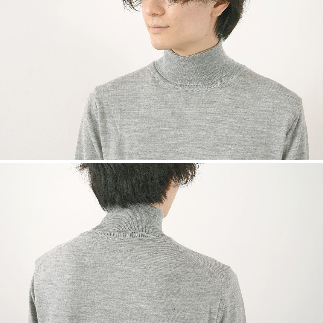 Mooncastle / Extra Fine Merino Wool Turtleneck