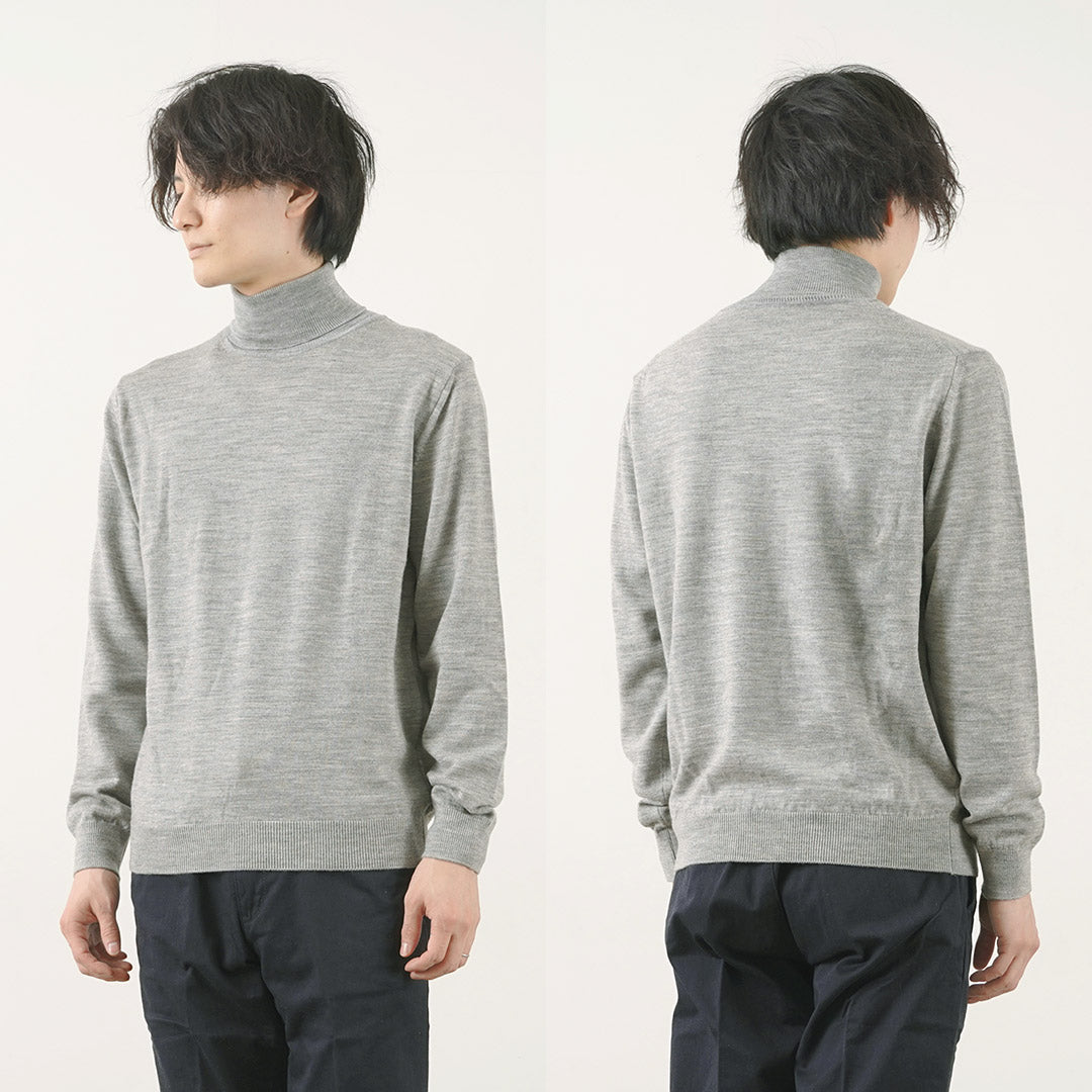 Mooncastle / Extra Fine Merino Wool Turtleneck