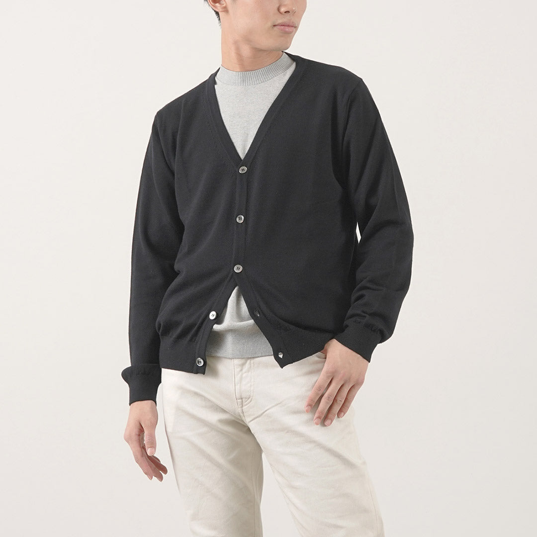 Mooncastle / Extra Fine Merino Wool 카디건