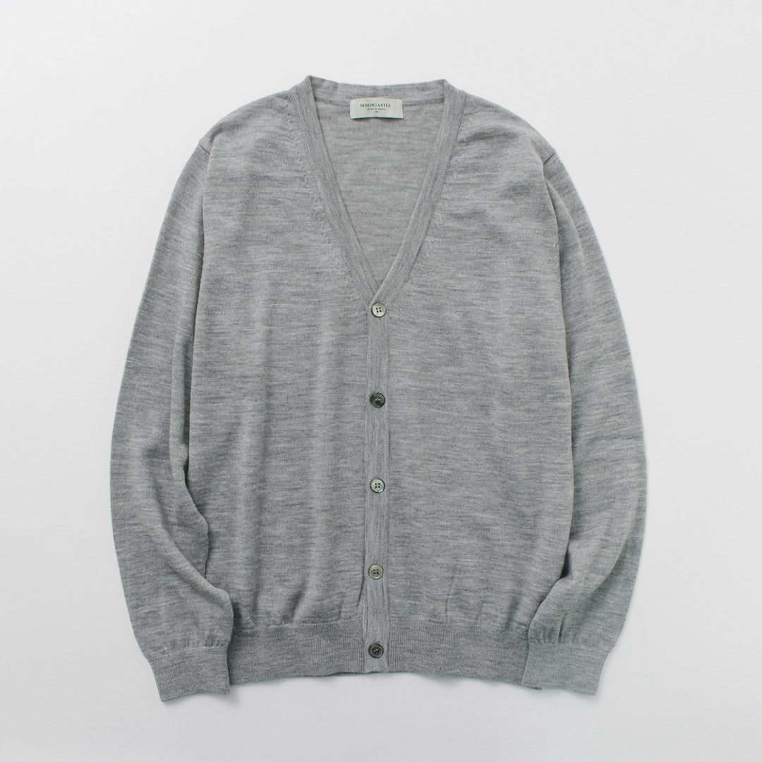 Mooncastle / Extra Fine Merino Wool Cardigan