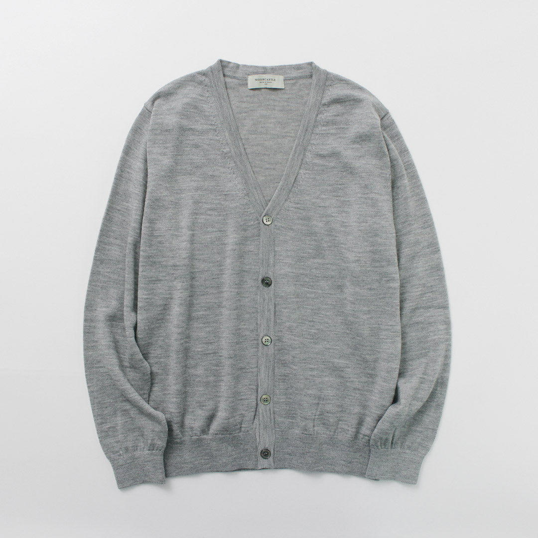 MOONCASTLE / Extra Fine Merino Wool Cardigan