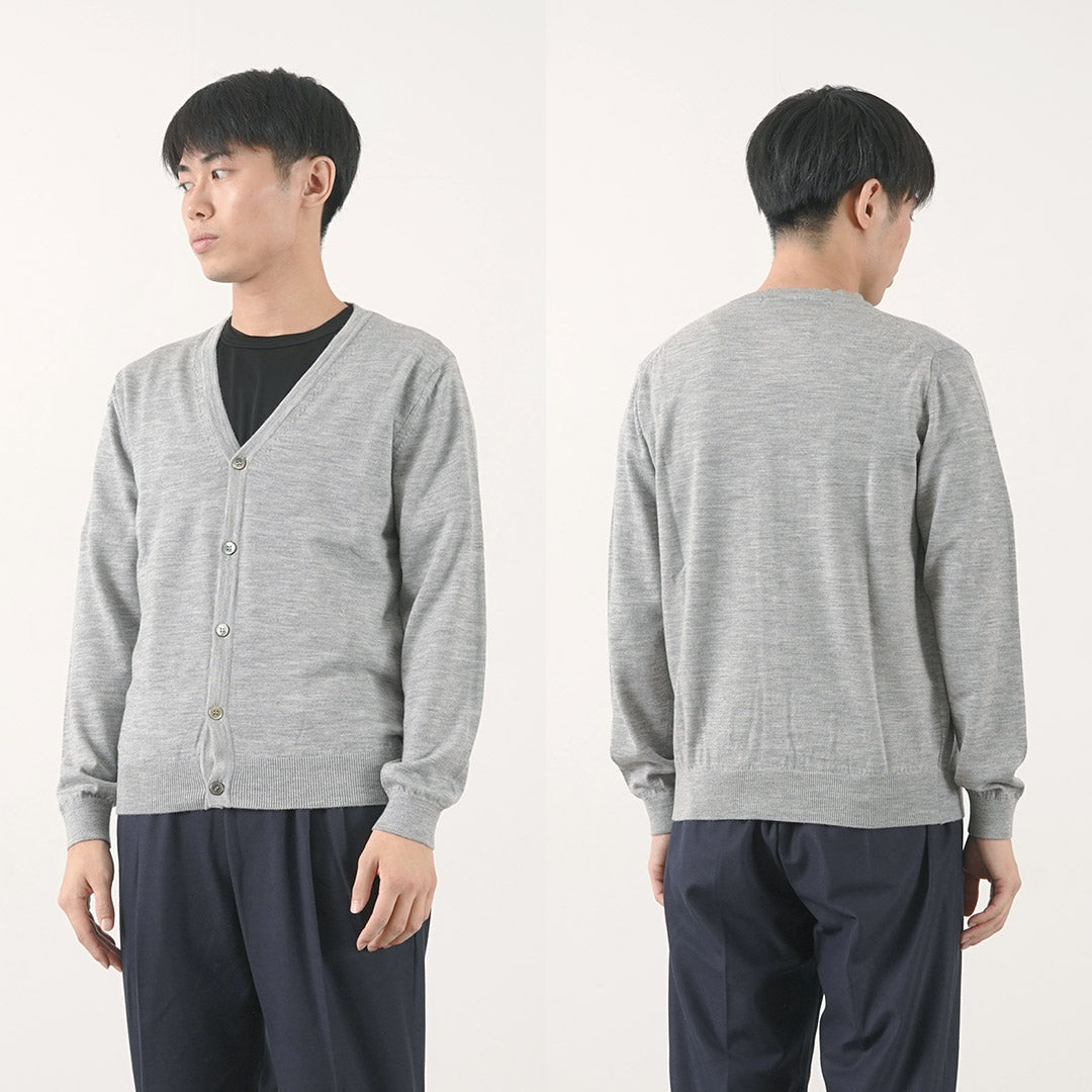 MOONCASTLE / Extra Fine Merino Wool Cardigan