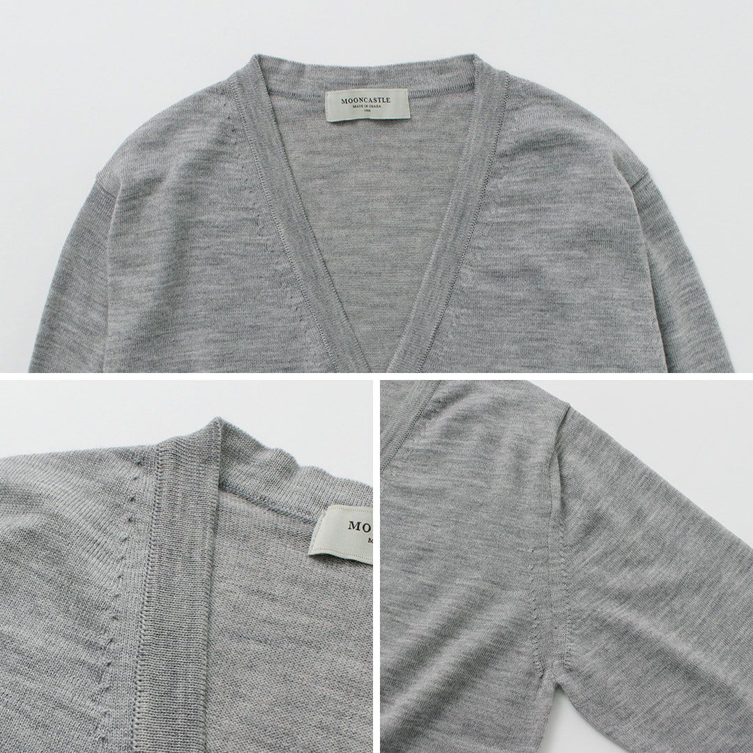 Mooncastle / Extra Fine Merino Wool 카디건