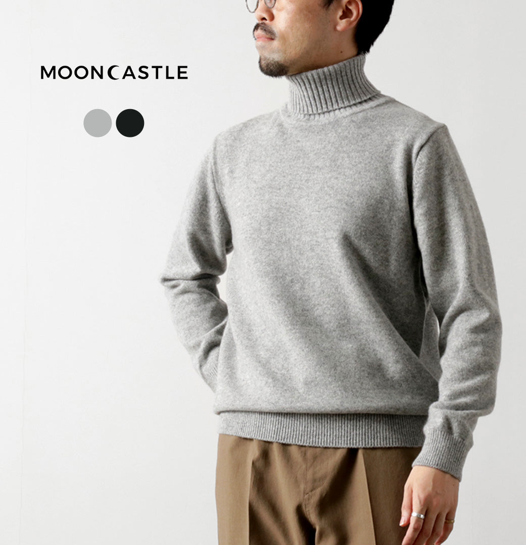 Mooncastle / Cashmere Silk Lambs Wool Turtleneck