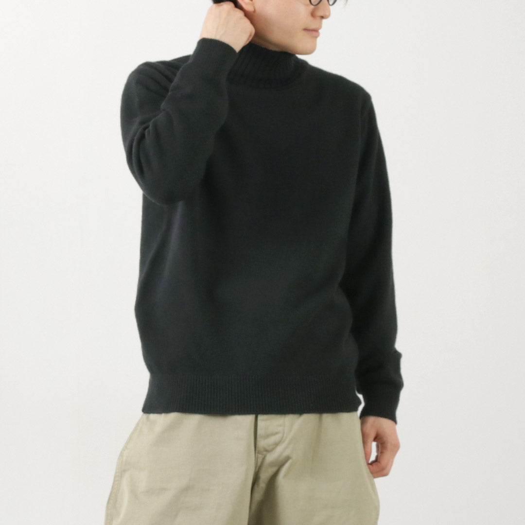 Mooncastle / Cashmere Silk Lambs Wool Turtleneck