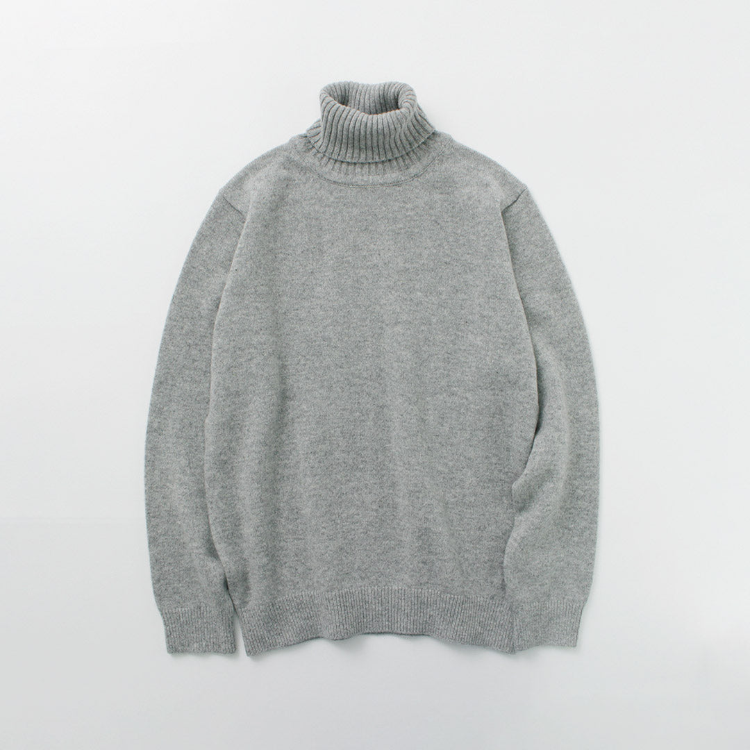 Mooncastle / Cashmere Silk Lambs Wool Turtleneck