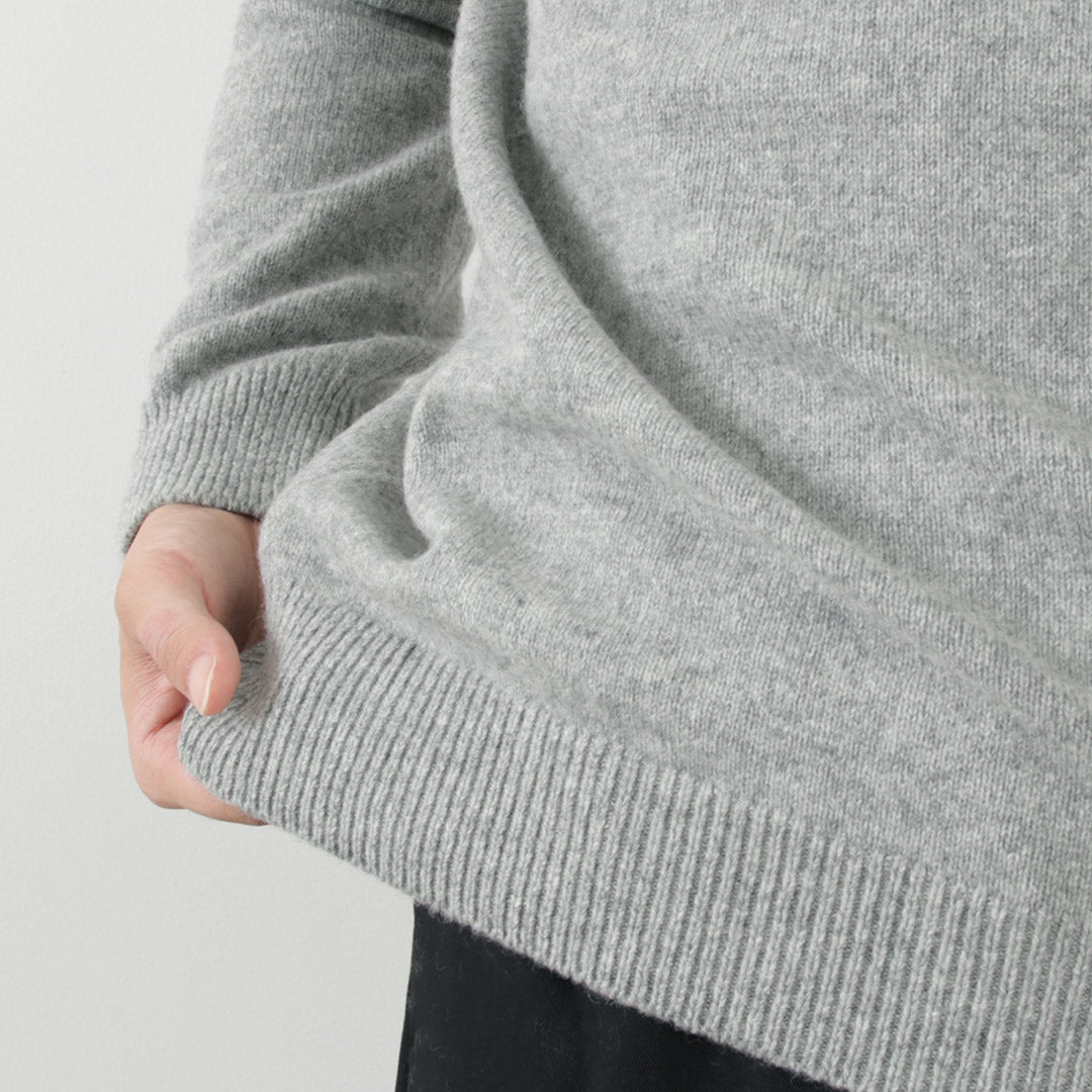 MOONCASTLE / Cashmere Silk Lambs Wool Turtleneck