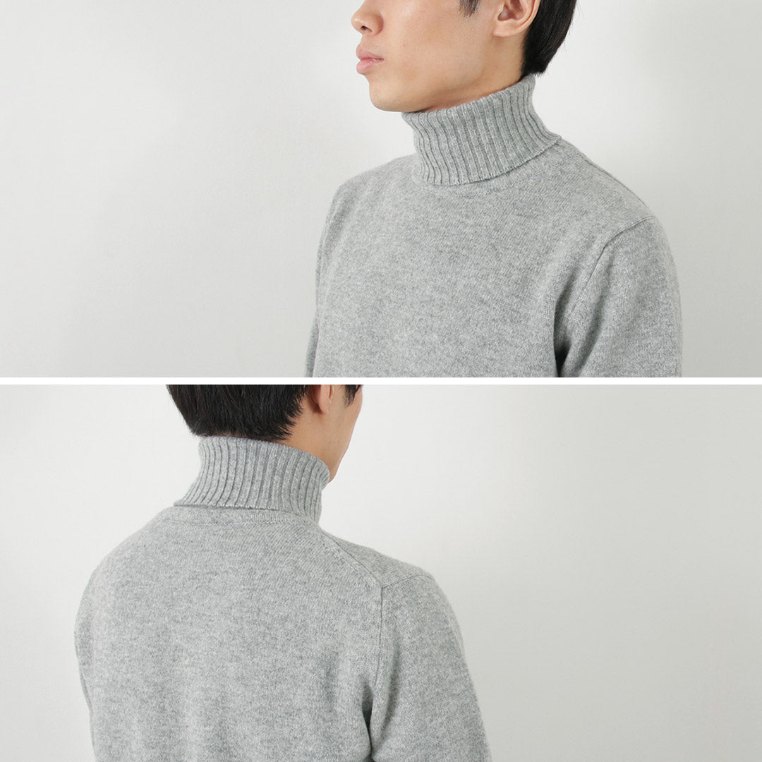 Mooncastle / Cashmere Silk Lambs Wool Turtleneck