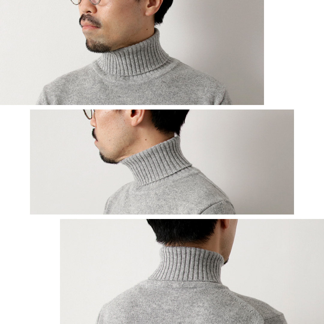 Mooncastle / Cashmere Silk Lambs Wool Turtleneck