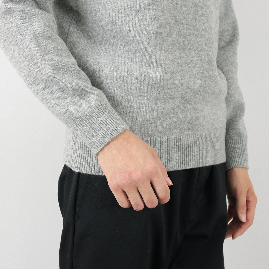 MOONCASTLE / Cashmere Silk Lambs Wool Turtleneck